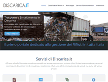 Tablet Screenshot of discarica.it